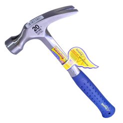 Estwing E3/20S Straight Claw Hammer With Vinyl Grip 20oz