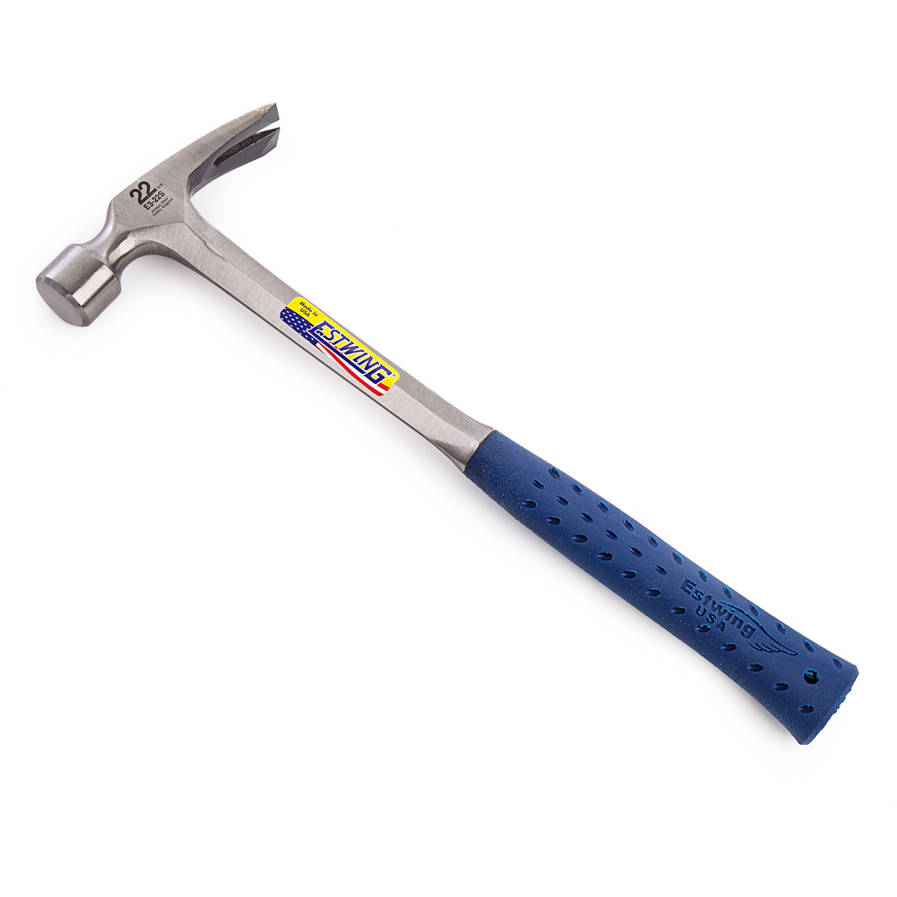 Estwing E3/22S Straight Claw Framing Hammer with Vinyl Grip 22oz Estwing E3/22S Straight Claw Framing Hammer With Vinyl Grip 22oz -Spear & Jackson shop 5aafb481e422a700107570f2 81988.1583489979
