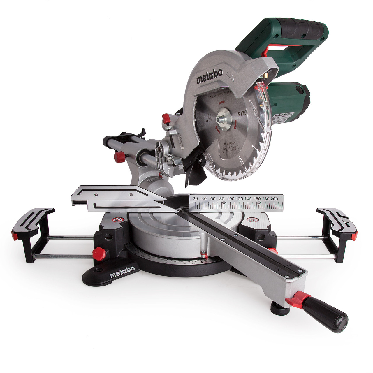 Metabo KGS216M 216mm Sliding Compound Mitre Saw with Laser (240V) Metabo KGS216M 216mm Sliding Compound Mitre Saw With Laser (240V) -Spear & Jackson shop 5aafb4dce422a70010757d93 73062.1583489801