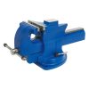 Sealey QAV150 Quick Action Swivel Base Cast Iron Vice 150mm