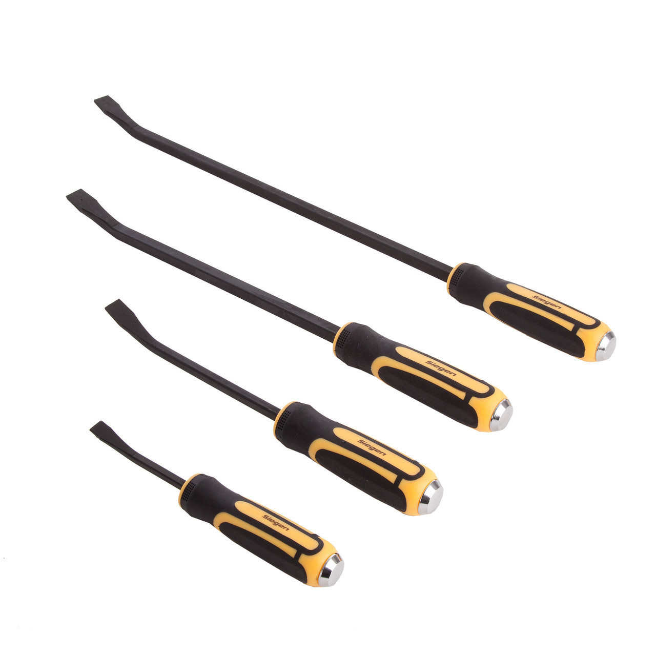 Siegen S01138 Angled Prybar Set With Hammer Cap (4 Piece) Siegen S01138 Angled Prybar Set With Hammer Cap (4 Piece) -Spear & Jackson shop 5aafb540e422a70010759384 45197.1583489210