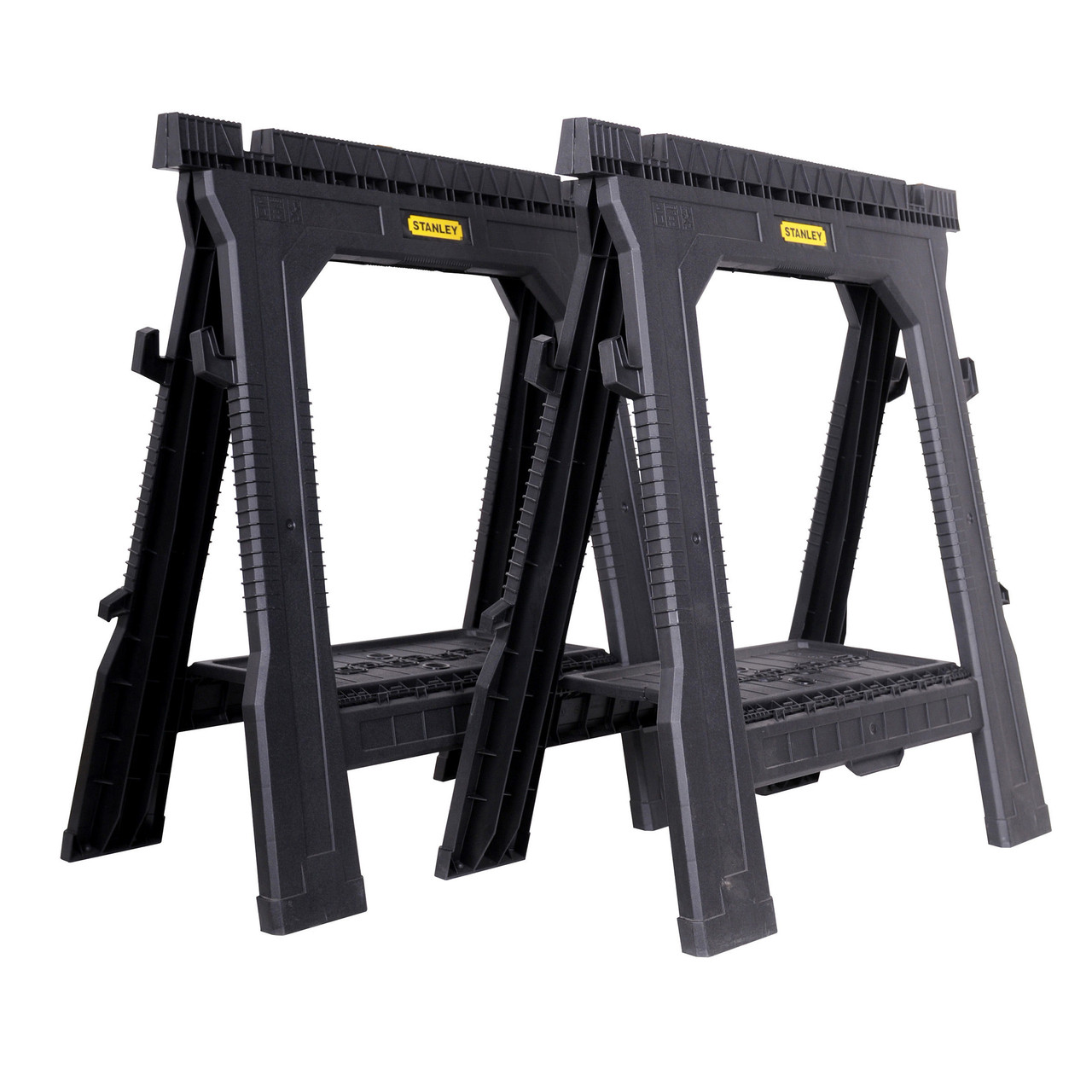 Stanley STST1-70713 Folding Sawhorse Twin Pack Stanley STST1-70713 Folding Sawhorse Twin Pack -Spear & Jackson shop 5aafb54ee422a700107597a8 21375.1583489652