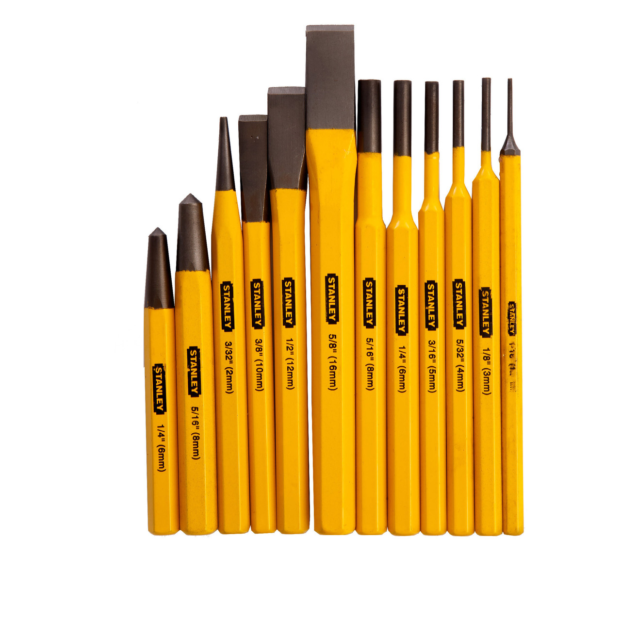 Stanley 4-18-299 12 Piece Punch & Chisel Set Stanley 4-18-299 12 Piece Punch & Chisel Set -Spear & Jackson shop 5c1264d32a3b1c5434000092 55194.1583490209