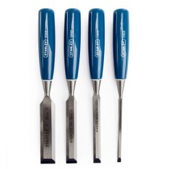 Stanley 0-16-129 5002 Bevel Edge Chisel Set Of 4