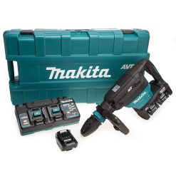Makita HM002GD202 Twin 40Vmax XGT SDS Max Demolition Hammer (2 X 2.5Ah Batteries)