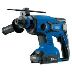 Draper 00592 D20 20V Brushless SDS Plus Rotary Hammer Drill (2 X 2.0Ah Batteries)