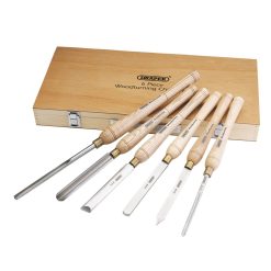 Draper 58697 HSS Woodturning Chisel Set (6 Piece)