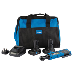 Draper 99720 10.8V Storm Force 3/8" Reversible Ratchet (2 X 4.0Ah Batteries)