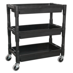 Sealey CX205 Heavy-Duty 3-Level Composite Trolley