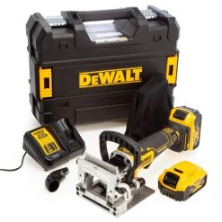 Dewalt DCW682P2 18V XR Biscuit Jointer (2 X 5.0Ah Batteries) In TSTAK Box