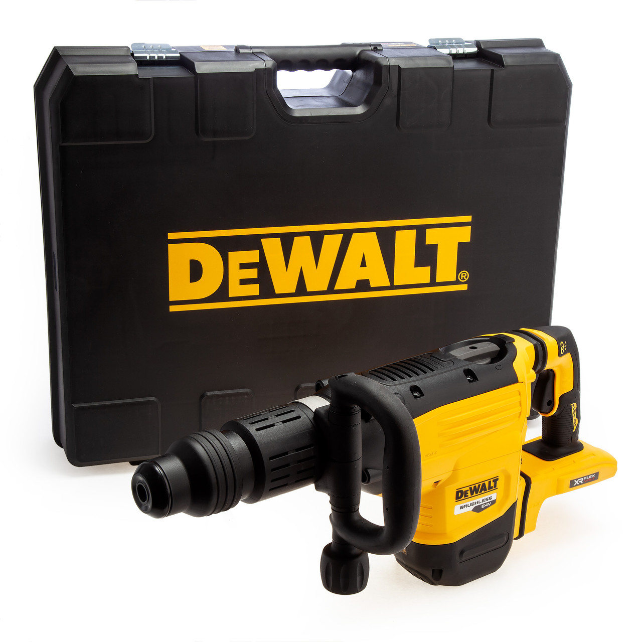 Dewalt DCH892N 54V XR FlexVolt Brushless SDS Max Chipping Hammer 10kg (Body Only) in Carry Case Dewalt DCH892N 54V XR FlexVolt Brushless SDS Max Chipping Hammer 10kg (Body Only) In Carry Case -Spear & Jackson shop file input 1671538446416 27963.1671538448